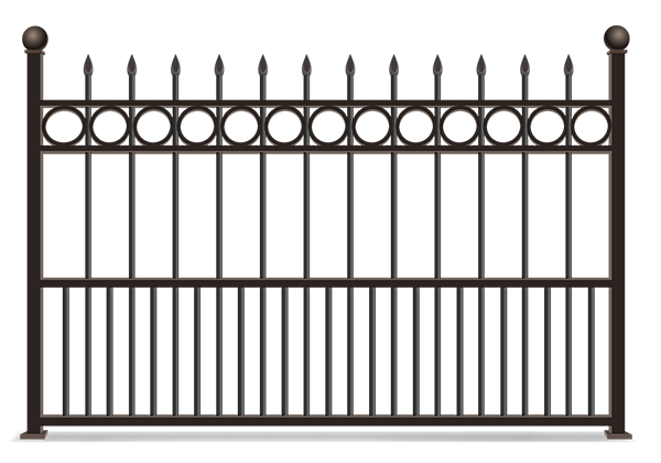 Ornamental Iron fence installation for the Greater Houston area.