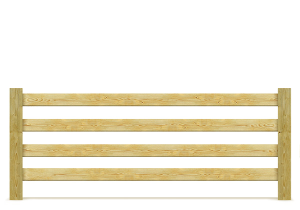 Post & Board Wood Fence Contractor in Greater Houston