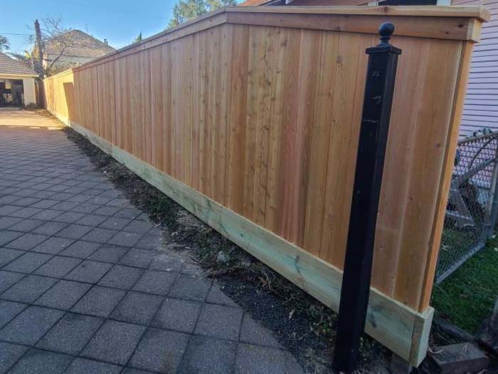 Wood Decorative Fencing in Greater Houston