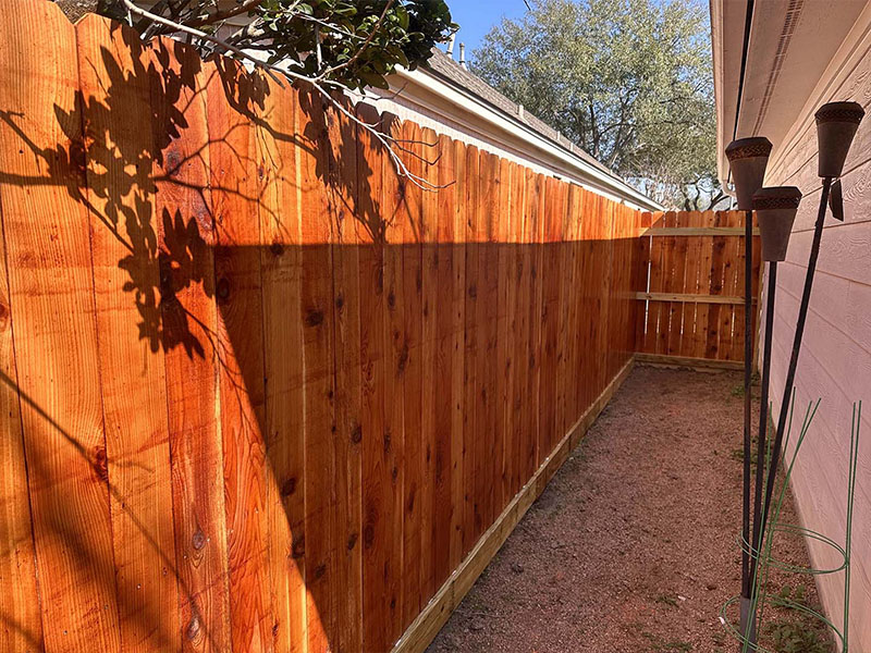 Wood Privacy Fencing in Greater Houston
