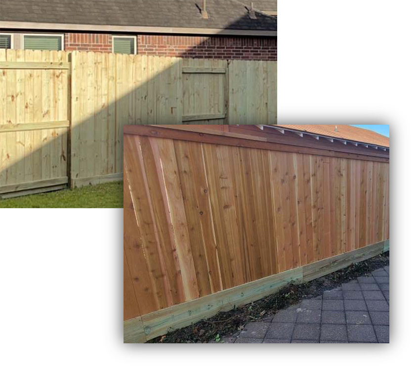 Wood fence finance company in Greater Houston
