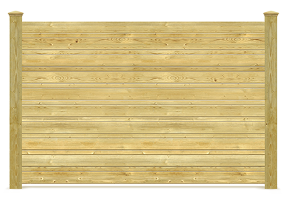 Fresno TX horizontal wood fence