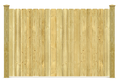 Fresno TX stockade wood fence